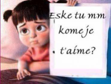 Est-ce que tu m'aime comme je t'aime ?
